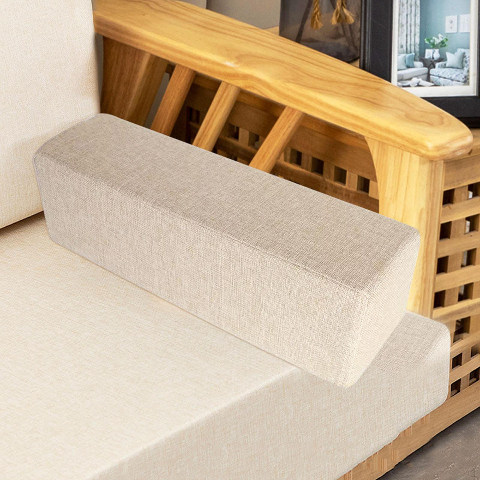 

Couch Armrest Pillow for Lumbar Support And Comfort in Living Room Beige