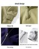 2025 Men's Heavyweight Fleece Hooded Sweatshirt: Autumn/Winter Half-Zip Casual Jacket