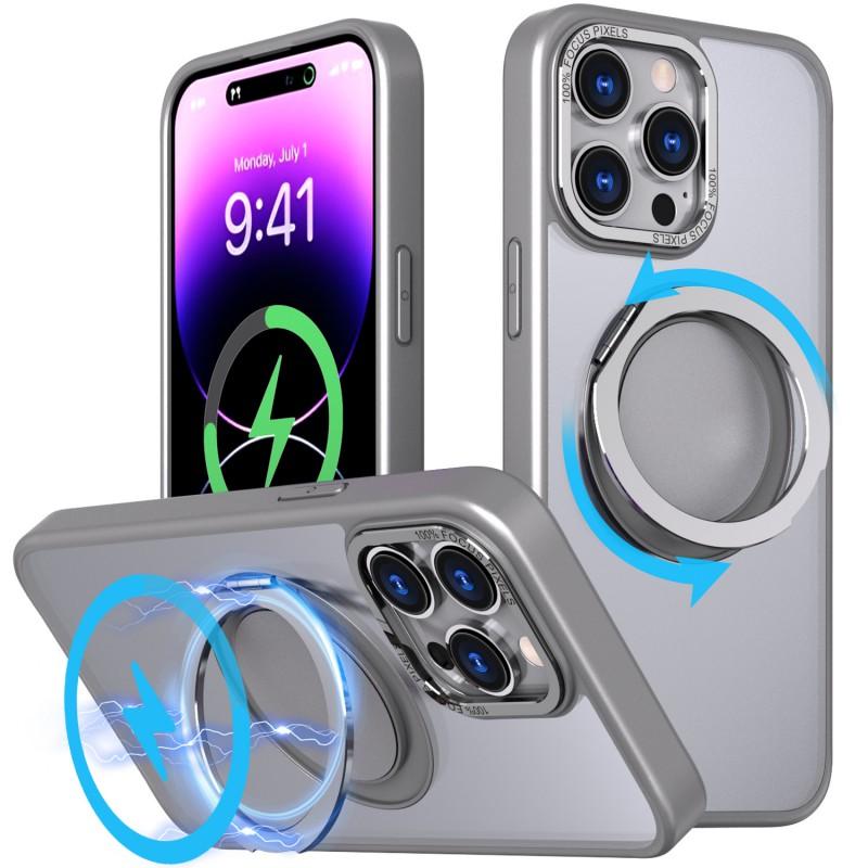 360 Rotating Stand Phone Case IPhone 16 Pro Max 15 14 13 12 11 Shockproof Protective Cover