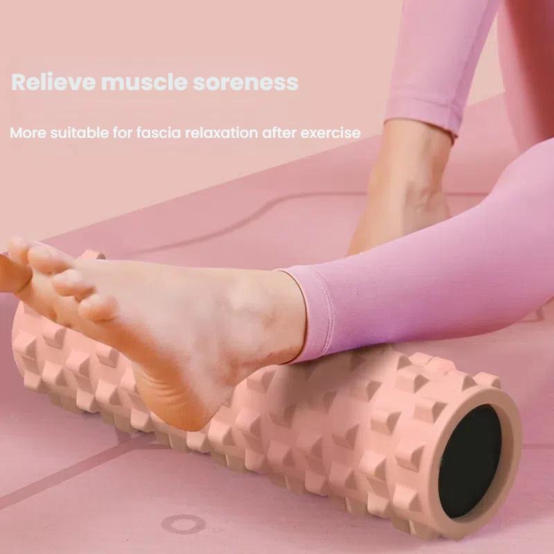 Yoga Foam Roller Gym Fitness Pilates Exercise Muscle Massage Block Soft EVA Roller for Back Leg Relaxation Slimming