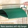Traceless Non-Slip Half-Round Garment Rack Hanger with Hook for Clothing Stores