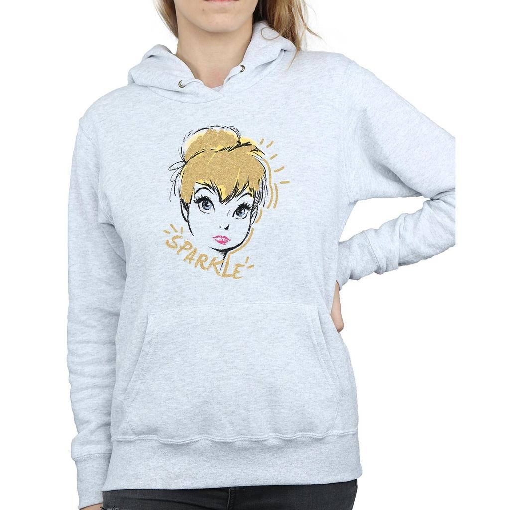 Disney Womens/Ladies Tinkerbell Sparkle Hoodie
