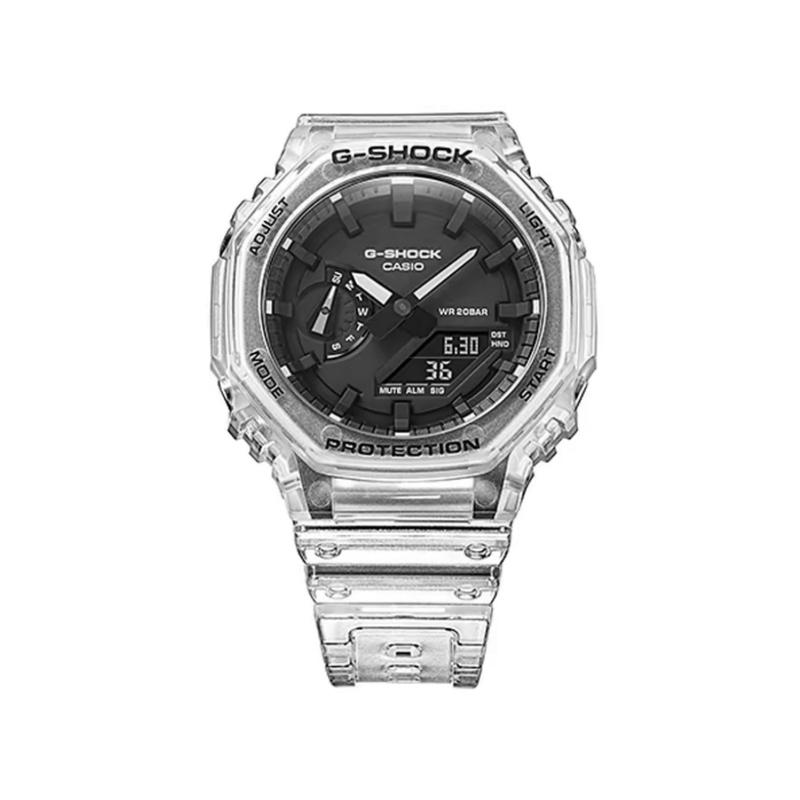 CASIO Customized watch modified series farmhouse oak case waterproof 200 meters GA-2100SKE-7A modified-Twilight Flowerl GA-2100SKE-7A