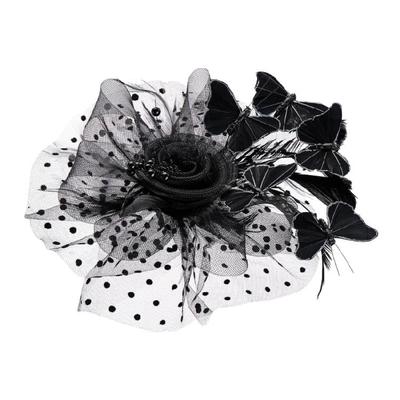Mesh Derby Headpiece With Detachable Headbands Butterfly And Clip Design Hair Decors For Wedding Parties Bridal Event