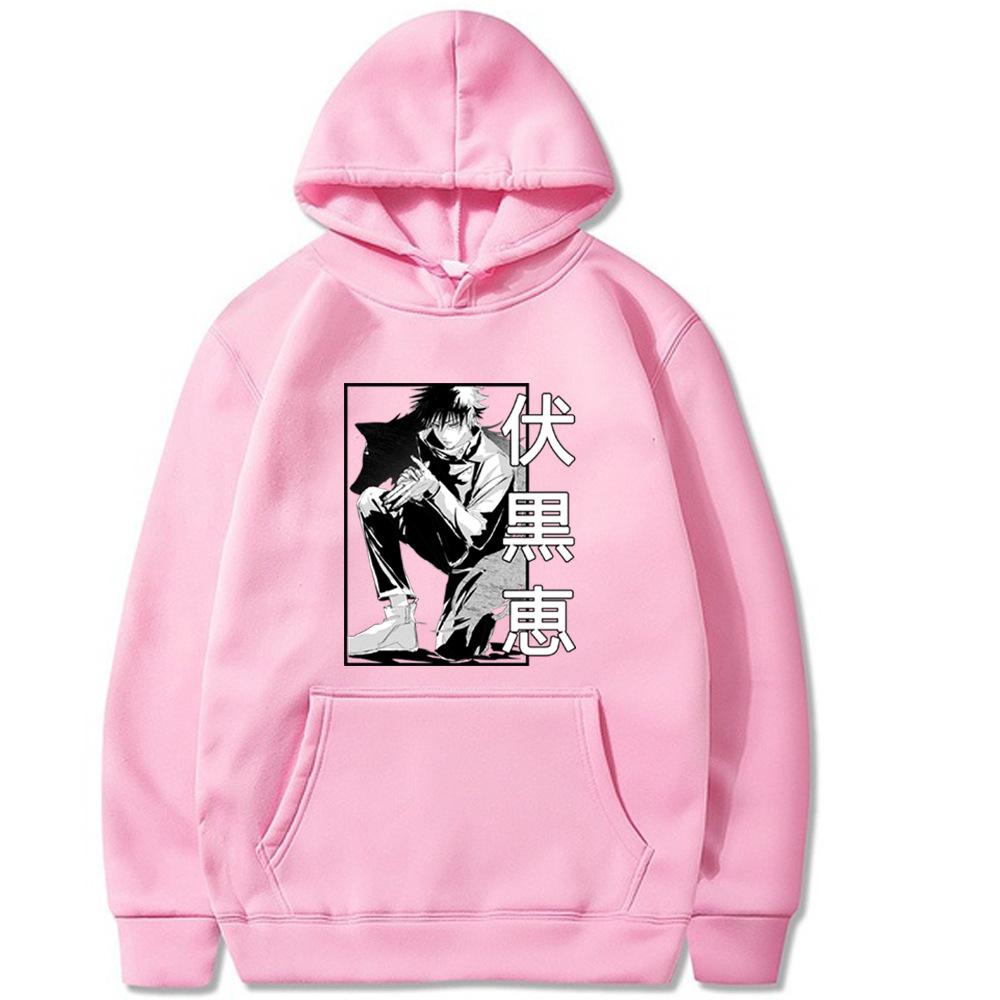 Jujutsu kaisen Satoru Gojo Megumi Fushiguro Tištěná pánská mikina Oblečení Vintage móda Ležérní Unisex Pulovry s dlouhým rukávem