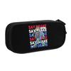 Drake Kawaii Pencil Cases Boy Girl Large Capacity Rapper Singe Pencil Bag School Supplies
