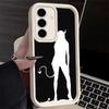 Phone Case for Samsung Galaxy A17 A16 A15 A14 A13 Devil Girl Silhouette Cool A56 A36 A26 A55 A35 A25 A54 A34 A24 A53 A33 A23 A07