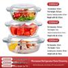 Qiwei Heat-Resistant Glass Bowl with Lid
