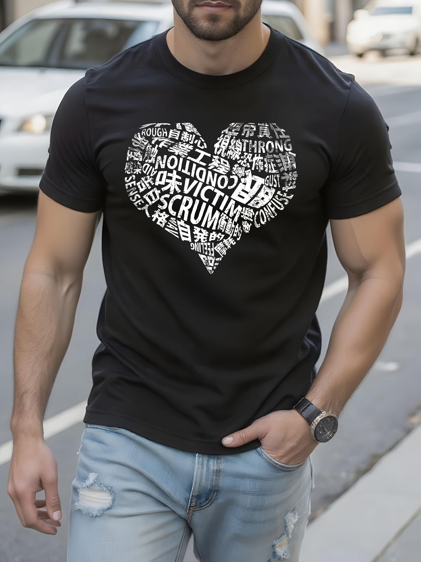 MARETU Oversized Graphic Tshirt Graphic Tshirt - Black wi... L