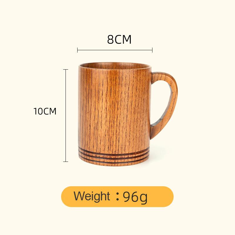 Wooden Big Belly Cups Handmade Natural Spruce Wood Cups Beer Tea Coffee Milk Water Cup Kitchen Bar Drinkware for Kitchen