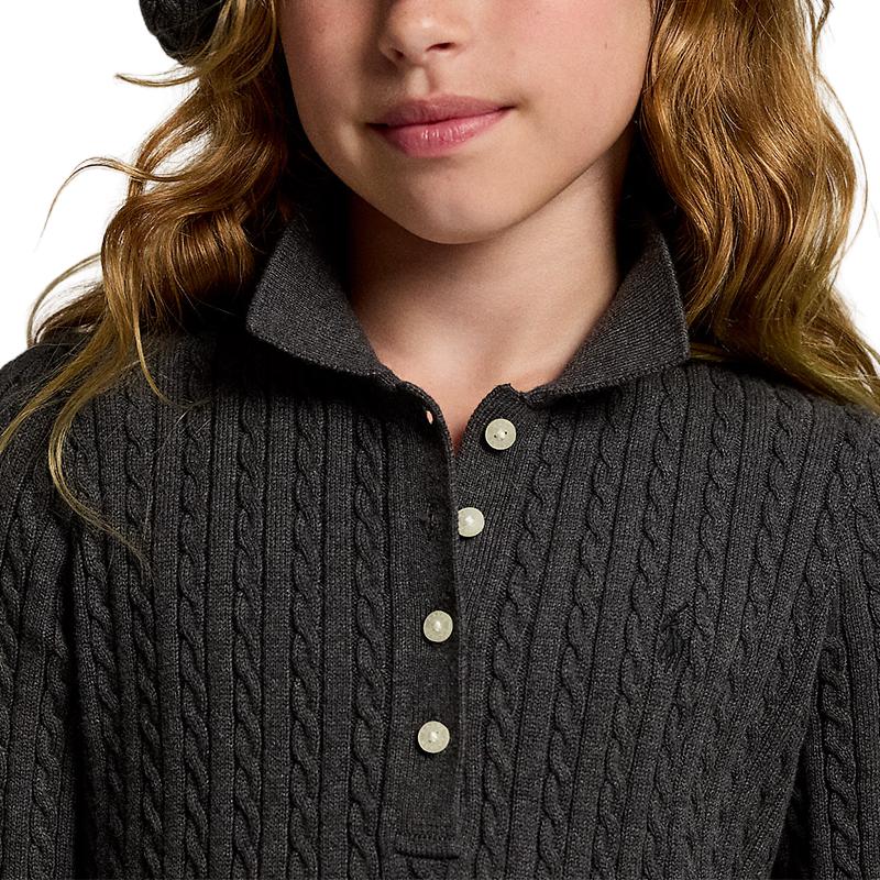 Polo Ralph Lauren Knit Polo Dress Long Sleeve Kids Kids dresses 313978841-002