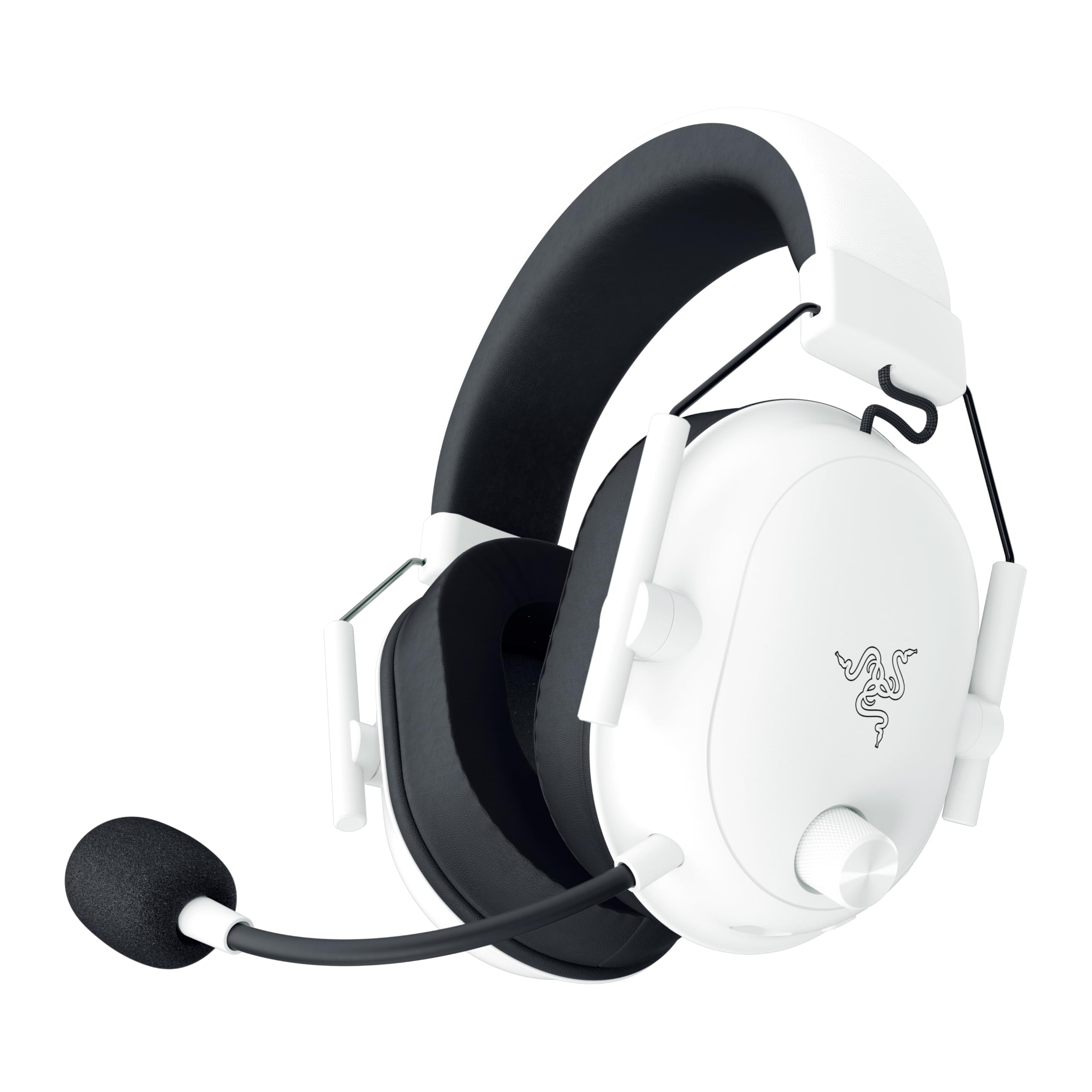 

Razer BlackShark V2 HyperSpeed White Wireless Gaming Headset with Directional Titanium 50mm HyperSpeed Wireless USB Battery BlackShark V2 HyperSpeed