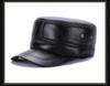 Men's Adjustable Sheepskin Leather Duckbill Cap - Warm Autumn/Winter Hat