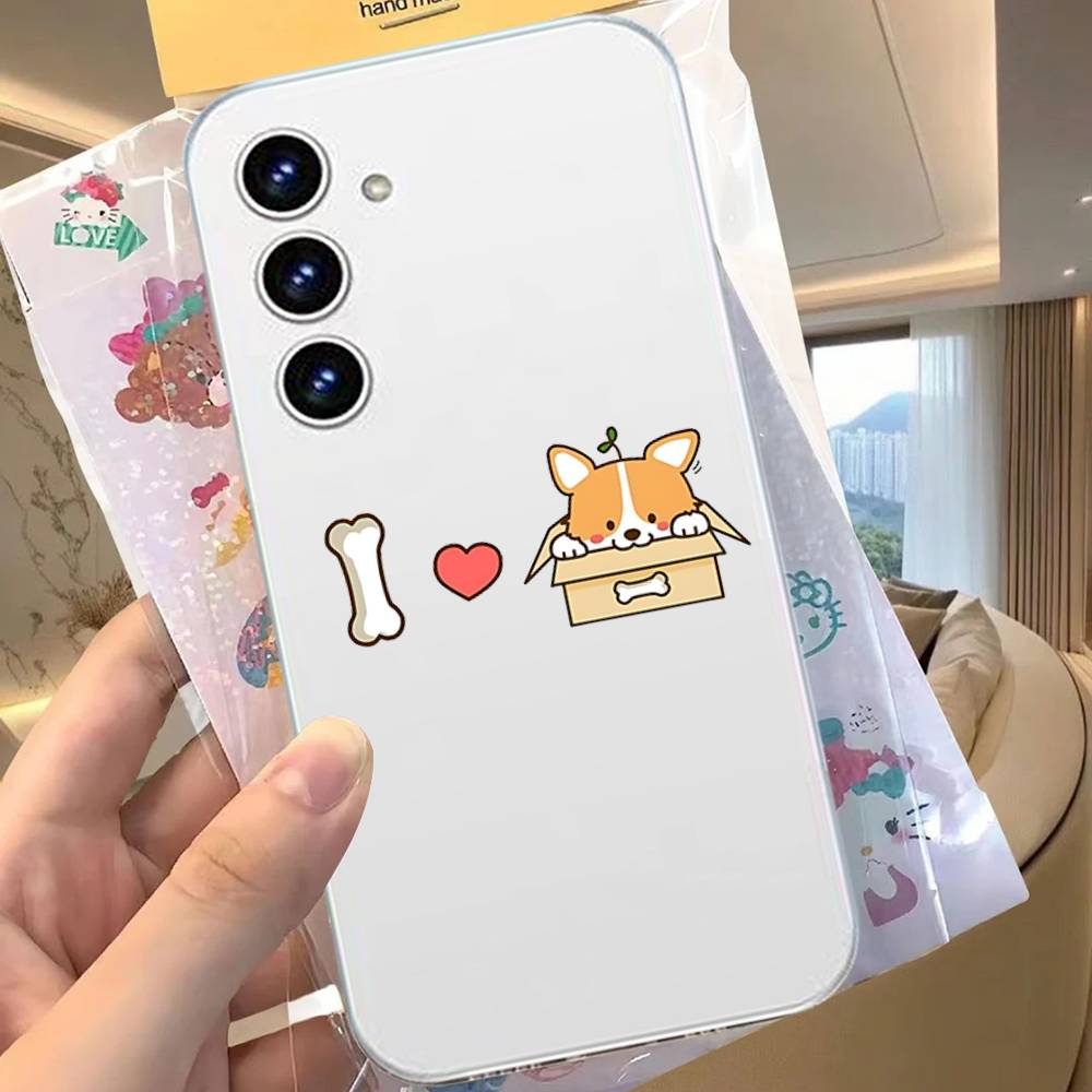 S-Shiba I-Inu Phone Case For Samsung Galaxy Transparent Cover A52 A12 A51 S21 Edge S22ULTRA S23 S24 S20LITE Plus Ultra