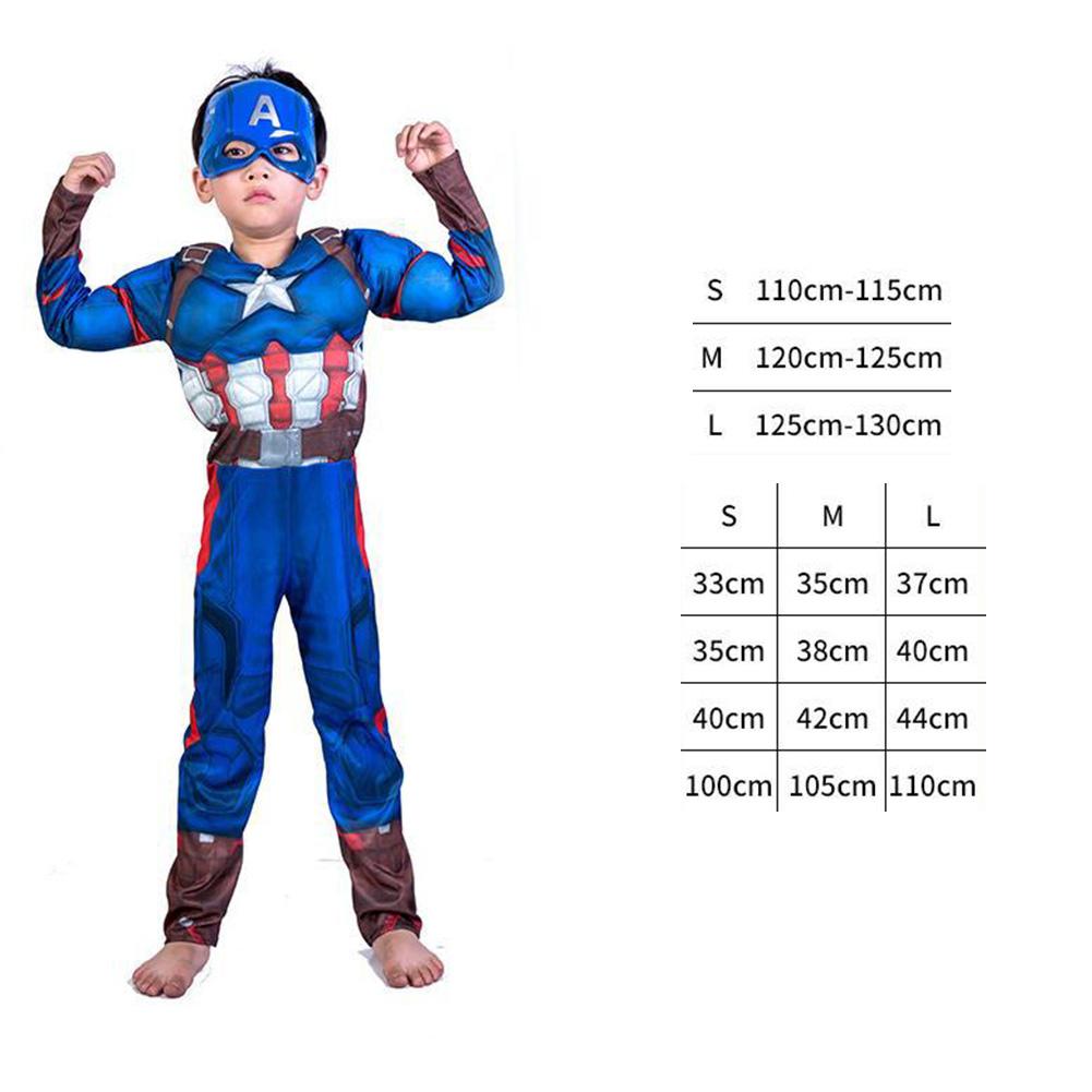 Kids Cosplay Costume Avengers Series Anime Cosplay Performance Clothing For Stage Play Party