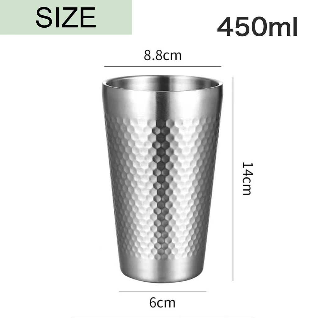 Asdays Stanley Stainless Steel Beer Perfect for Convenience Store Vacuum Double Hot or Cold 1 Tumbler, Mug, Coffee, Insulated, Walled, (450ml, Count)