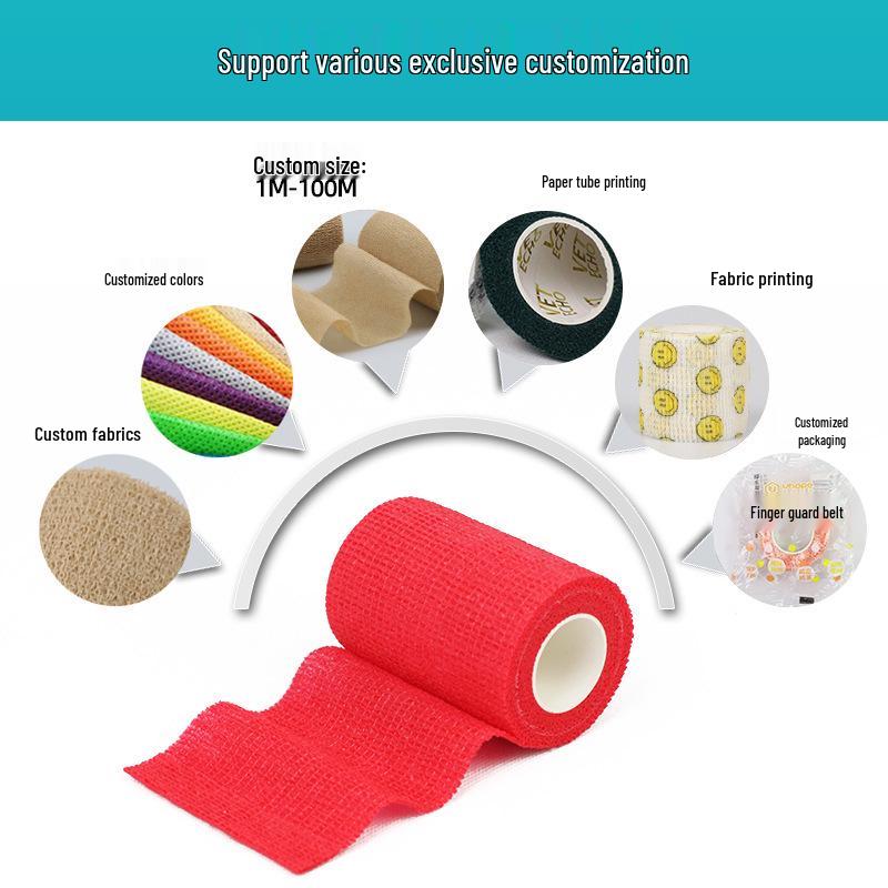 Self-Adhesive Elastic Pet Bandage & Disposable Dog Boots Combination