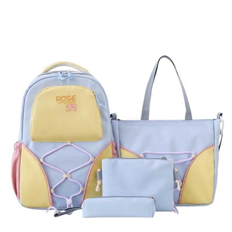 

New Backpack Large Capacity School Bag for Primary and Secondary School Students Backpack Casual Handheld Tutoring Bag