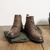New Retro Designer Leather Men Boots Outdoor Mens Ankle Boots Winter Casual Shoes Spring Male Work Boots Classic Handmade Boots