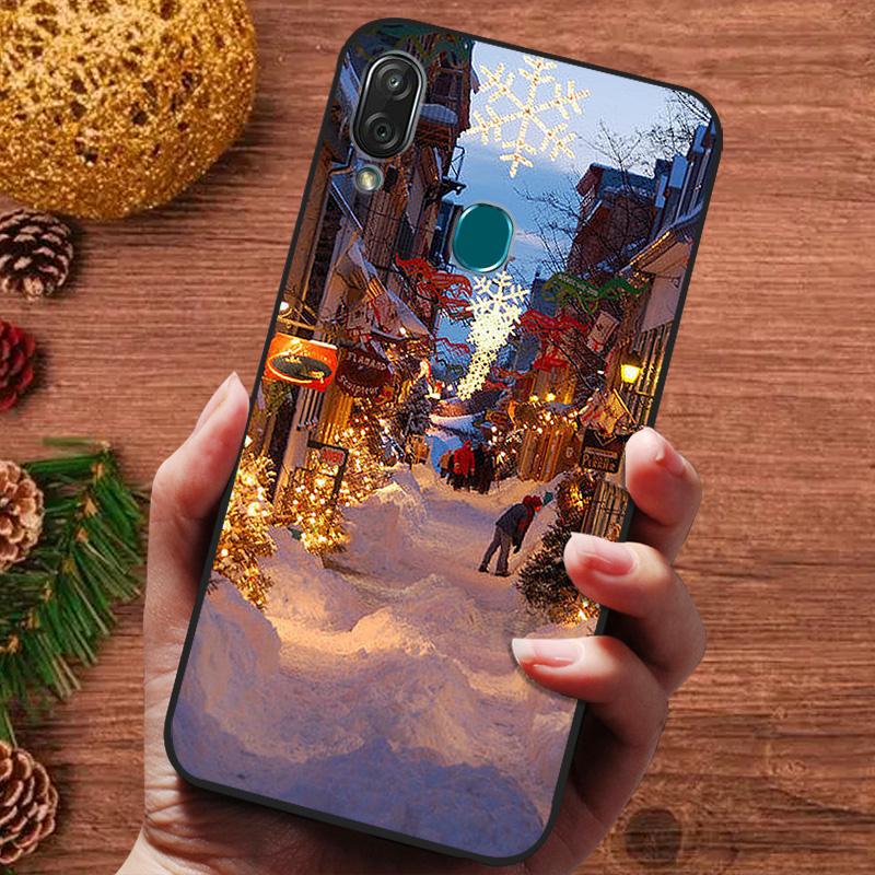 Christmas Painted Cover For ZTE Blade V10 Vita Case Soft Phone Cover For ZTE Blade A3 2019 L8 L9 L210 A51 A31 Lite A5 2020 Capa