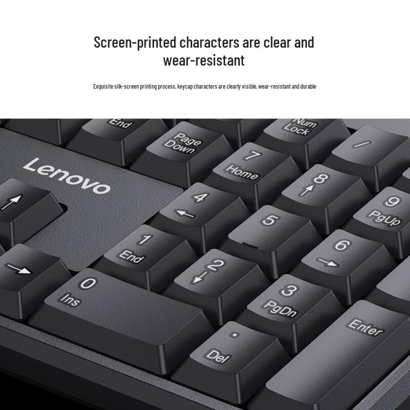 Lenovo MK11 Wired Keyboard and Mouse Combo