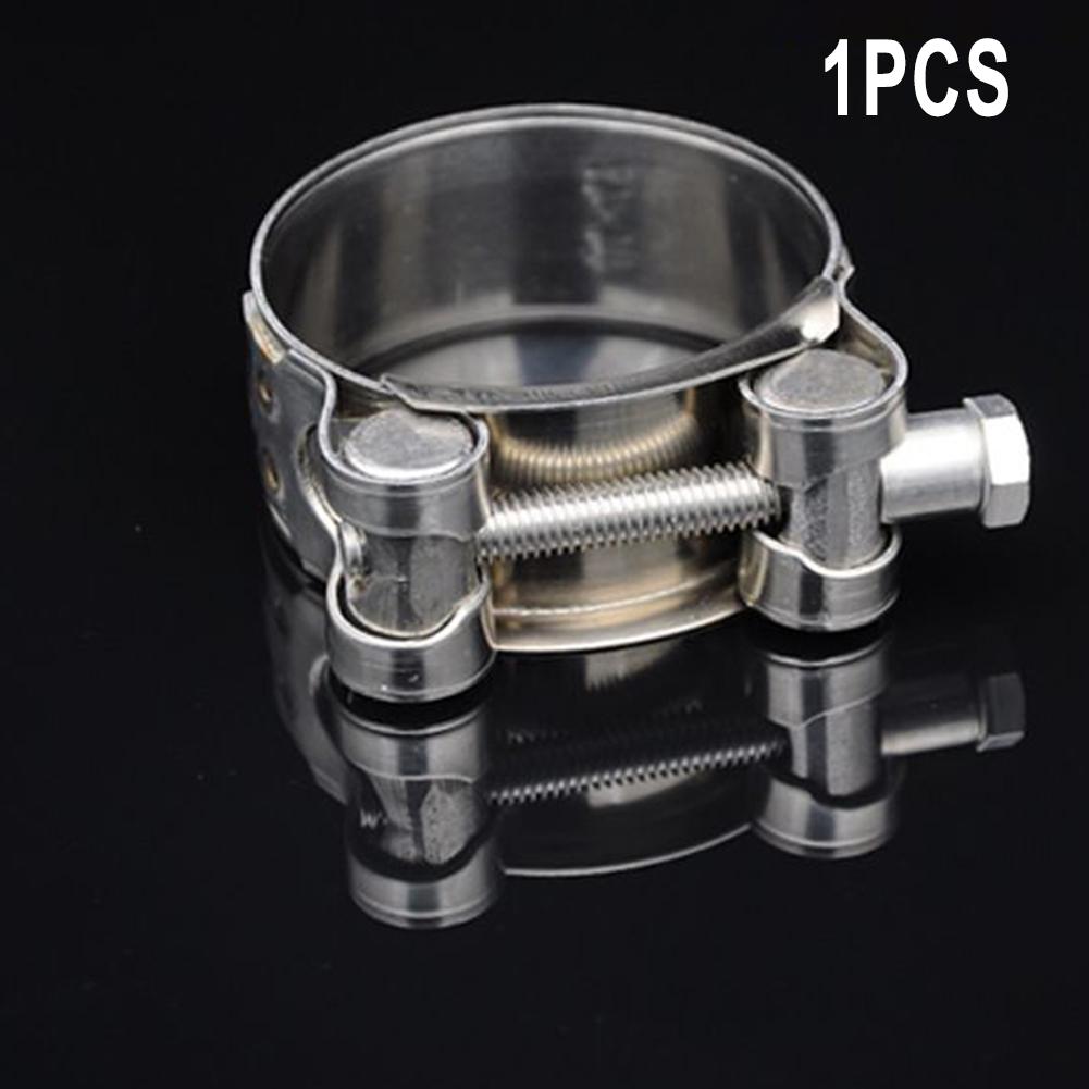 Hose Clamp Heavy Duty Silicone Silver Small Set Screw