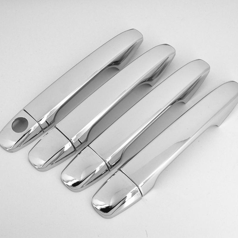 Glossy chrome silver car auto Side Door Handle Cover Trim For Toyota Mark X X130 2010-2016 2011 2012 2013 2014 2015