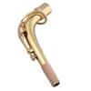 Bstinay Golden Brass Alto Saxophone Elbow Bend Neck Nozzle 16x2.1cm