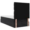 Ottoman Bed with Mattress & LEDs Black 80x200 Cm Velvet