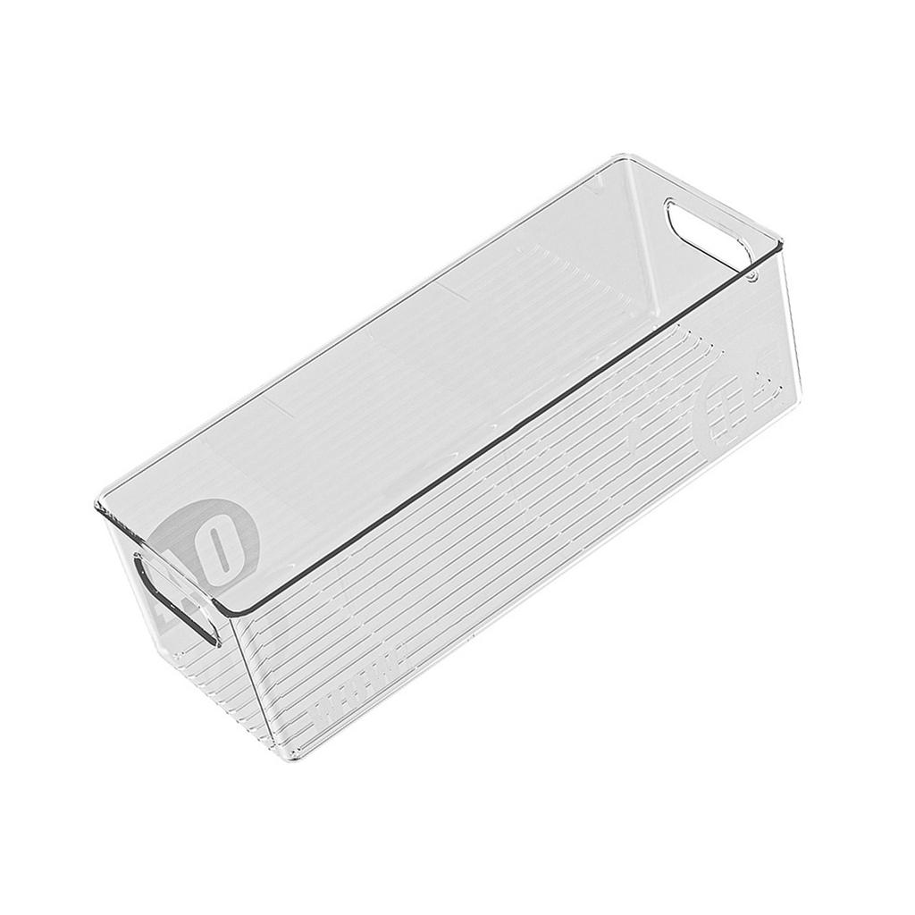Food Grade Storage Container for Refrigerator Organization Transparent Stackable Kitchen Fridge Storage Bin