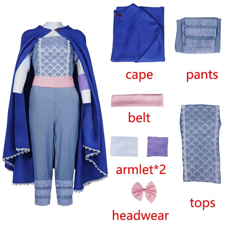 BEAST KINGDOM Anime Bo Peep Woody Cosplay Costume  Cosplay Cowboys Woody Suits Vest Hat Cape Halloween Party Cos Ad#1#W