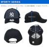 Cap for Men and MLB Major League Baseball New York Free 10531941 [New Era] Women, 9FORTY, Cap, Unisex, Logo, Brand Yankees, Essential, Black, Size,