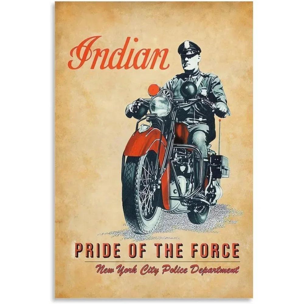 Metallblechschilder Indian Motorcycles Scout Gegr. 1901 Dekoration Eisen Farbe G Metall Dekorative Wandkunst Vintage Schilder Garage Club Bar
