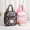 Insulated Lunch Bag Kids Adults - Thick Aluminum Foil Thermal Tote With Handle Cartoon Design Leakproof Food Carrier