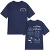 2026 Funny Coffee Culture Fashion Print Graphic Tshirt Unisex Women ONeck Tees Summer Shortsleeved Cotton Loose Harajuku Tshirt