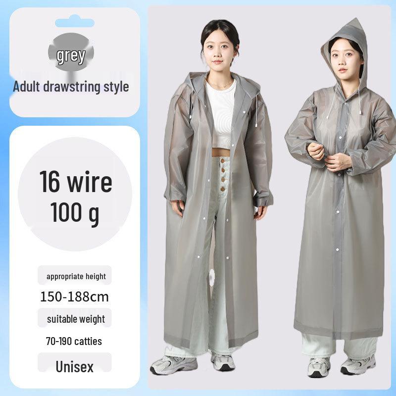 EVA Kids’ Raincoat: Thickened, Explosion-Proof for School, Hiking, Travel - Disposable Outdoor Poncho