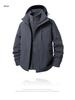 3-in-1 Men's Assault Jacket: New 2025 Autumn/Winter Outdoor Windproof, Waterproof Hooded Workwear