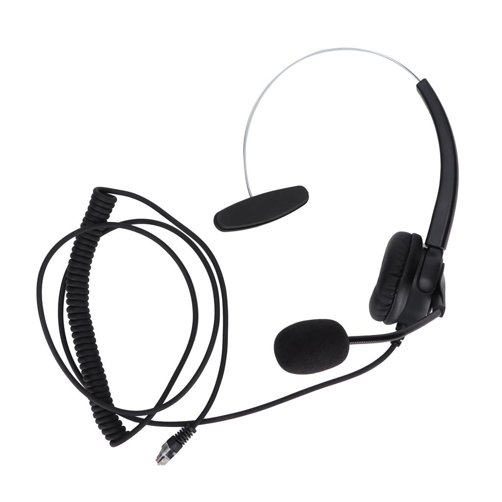 Telephone Headset OmniDirectional Business Office Telephone Call Center Corded Headset