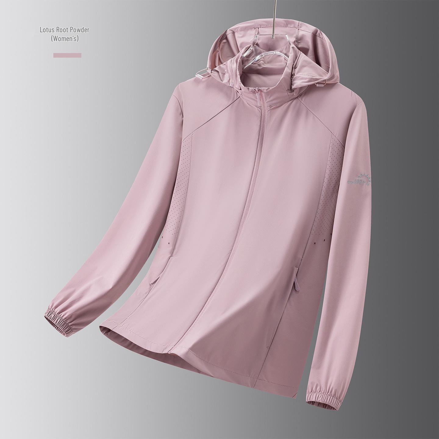 Unisex Ice Silk UPF50+ Hooded Sun Protection Clothing L