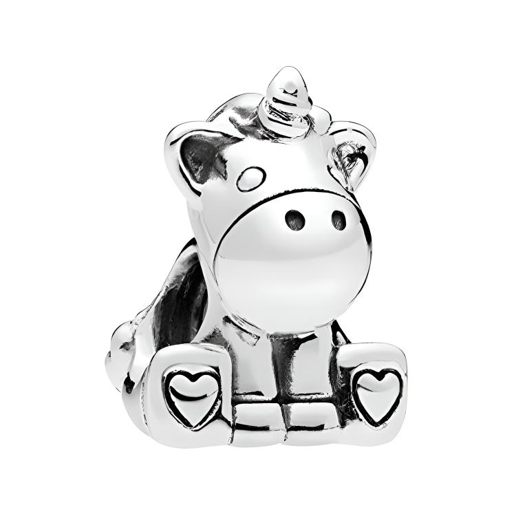 Pandora Unicorn Bruno Charm Women Charm Silver 797609 Box,Silver
