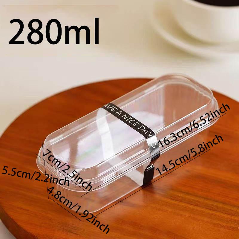 Rectangular Dessert Packaging Box Soy Milk Cake Thousand Layer Mousse Baking Disposable Packaging Box Tiramisu Box Cake Box 10pcs