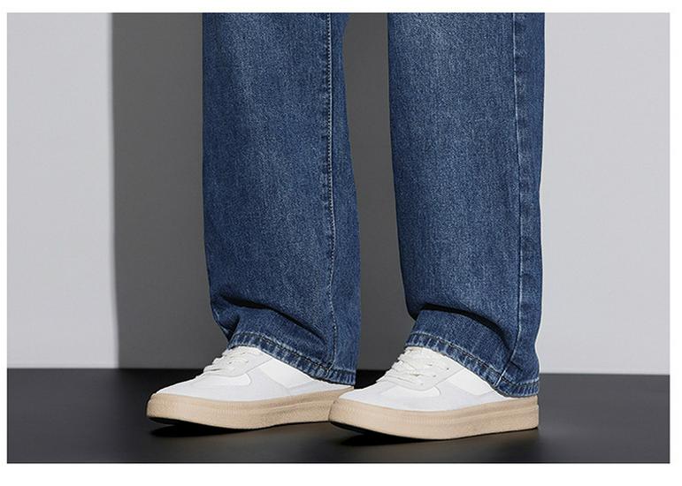 Men's High-End Loose Straight Leg Jeans - Comfortable, Versatile, Trendy Spring/Summer Casual Pants