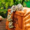 Elephant Mother and Son Three One-piece Ornaments Resin Decoration Creative Home Decoration Decorations Creative Crafts Decorati
