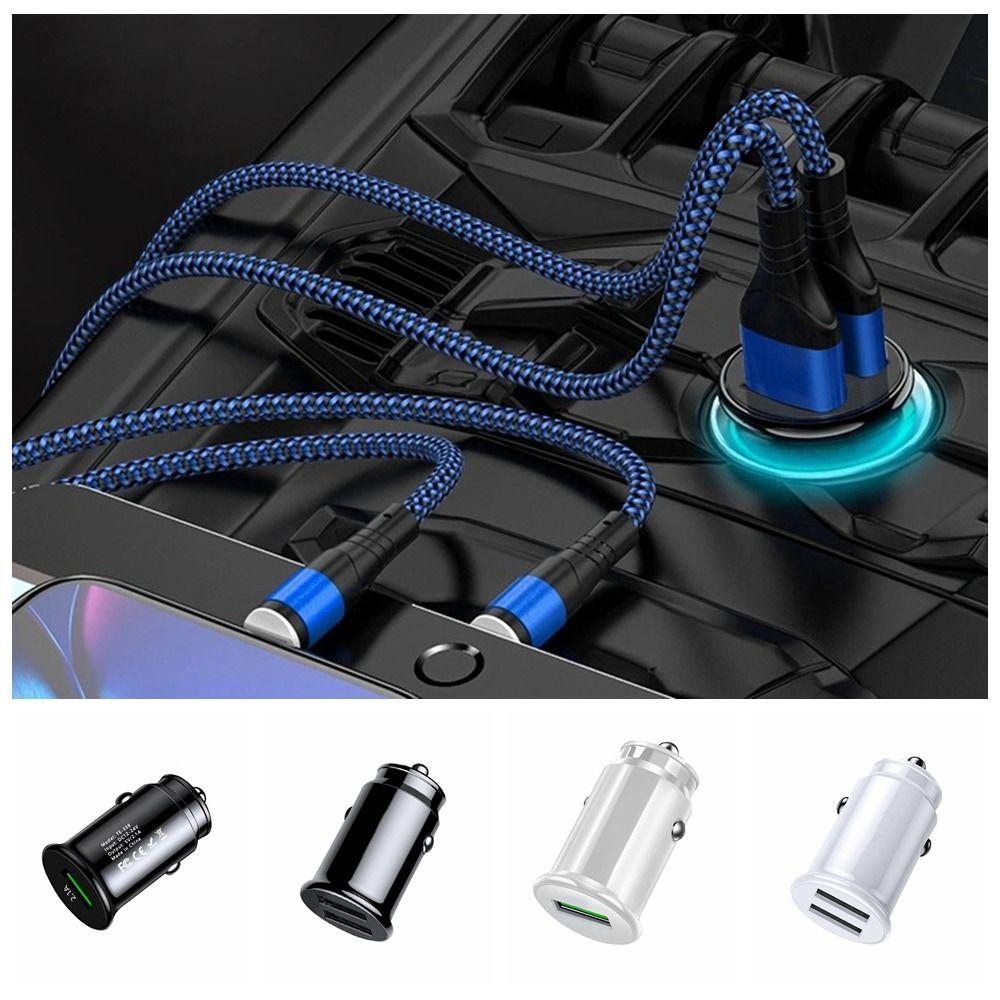 

5V 3.1A Dual USB Car Charger Fast Charging USB Car Phone Charge Plug Car Accessories