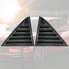 Ac29-Rear Window Louver Cover For Chrysler 300C 2011- Side Window Shutter Cover Trim Carbon Fiber