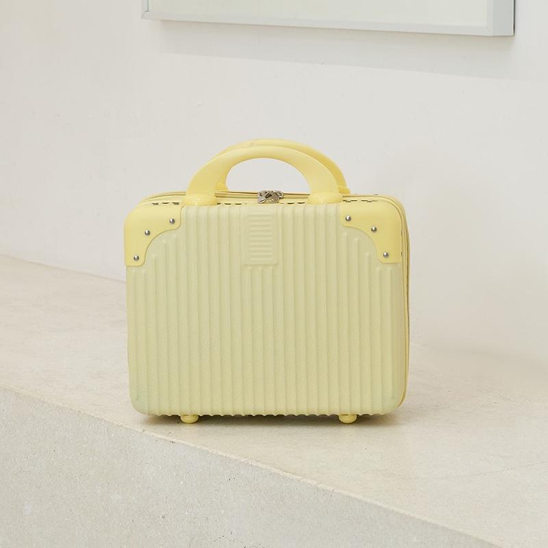 1Pc Cosmetic Case Women's Small Portable Suitcase Travel Storage Bag Small Suitcase Children