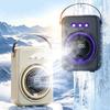 Triple-Hole Desktop Humidifying Fan 100-Speed Adjustment Mini Air Cooler  Outdoor Tent