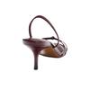 Zara Fashionable Comfortable One-Strap Sandals 6Cm Women sandals Burgundy 2302610022