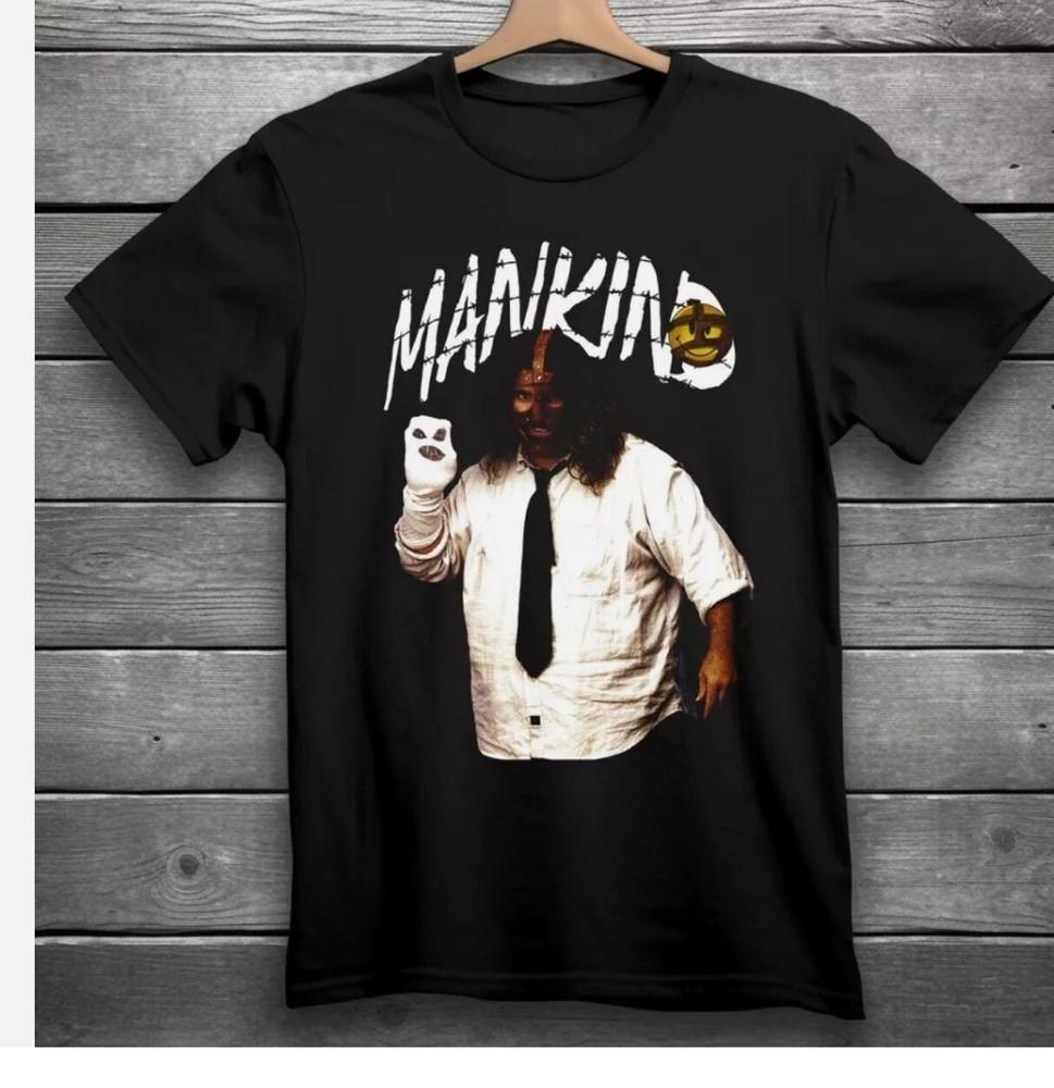 Mankind Wrestling TShirt Black Unisex T-Shirt XXXL