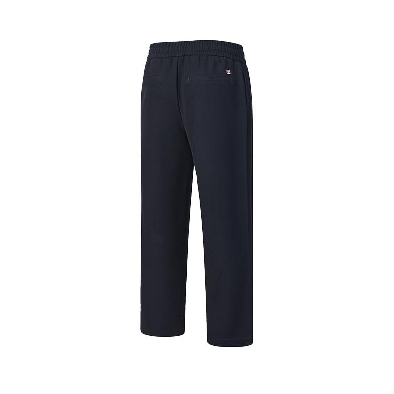 Fila Tennis Fashion Classic Minimalist Retro Casual Comfortable Loose Cotton Knitted Sports Pants Men Bottoms Legendary-Blue A11M623611FNV